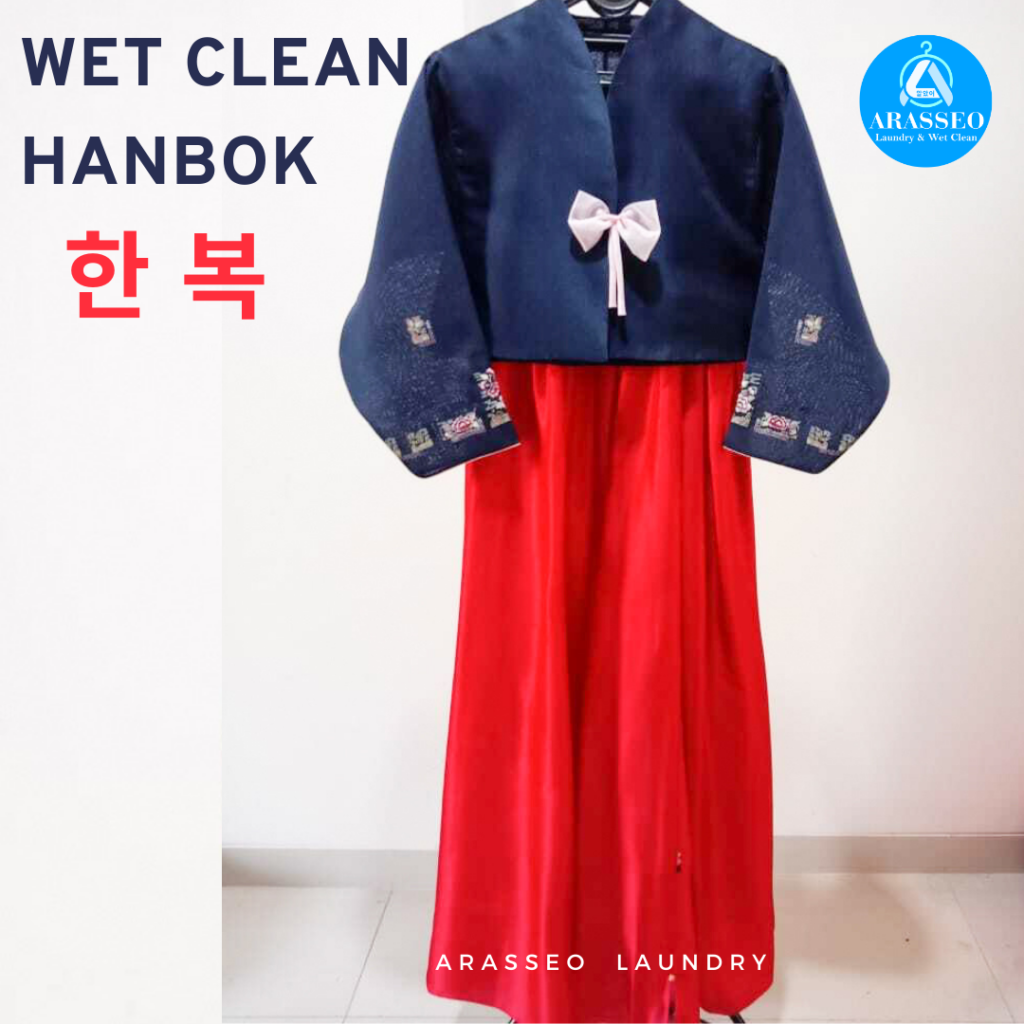 Foto Cuci Gaun Dress Hanbok Aniva GS Arasseo Laundry