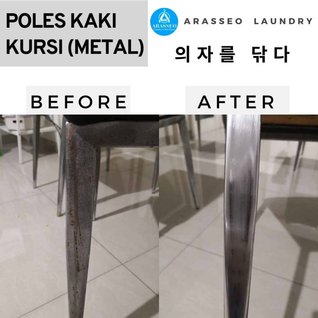 Foto Poles kaki kursi metal Aniva GS Arasseo Laundry 1