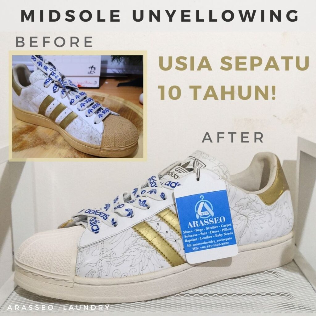 Foto Midsole Unyellowing Arasseo Laundry Aniva 1