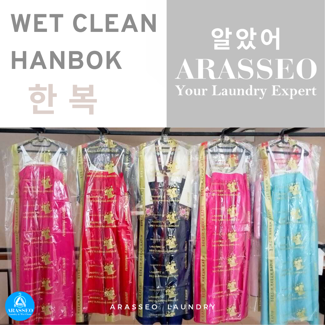 Foto Cuci Gaun Dress satuan Hanbok Aniva GS Arasseo Laundry